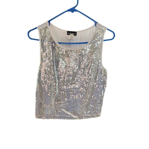 Sequined tank top from wet seal - Picture 1 of 3
